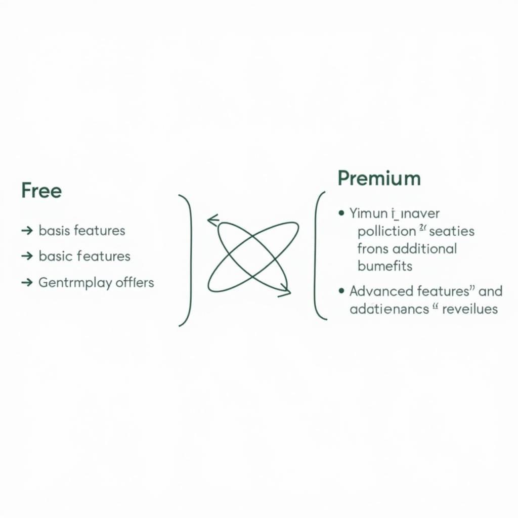 Example of a freemium model