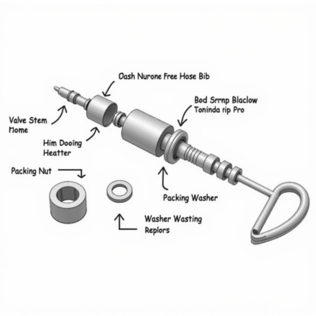 Frost-Free Hose Bib Parts Diagram