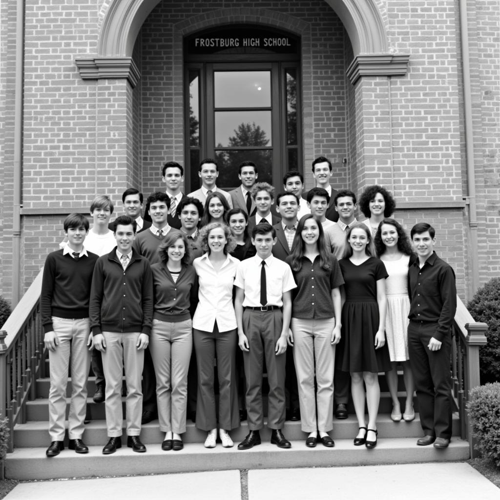 Frostburg High School Students in the 1940s