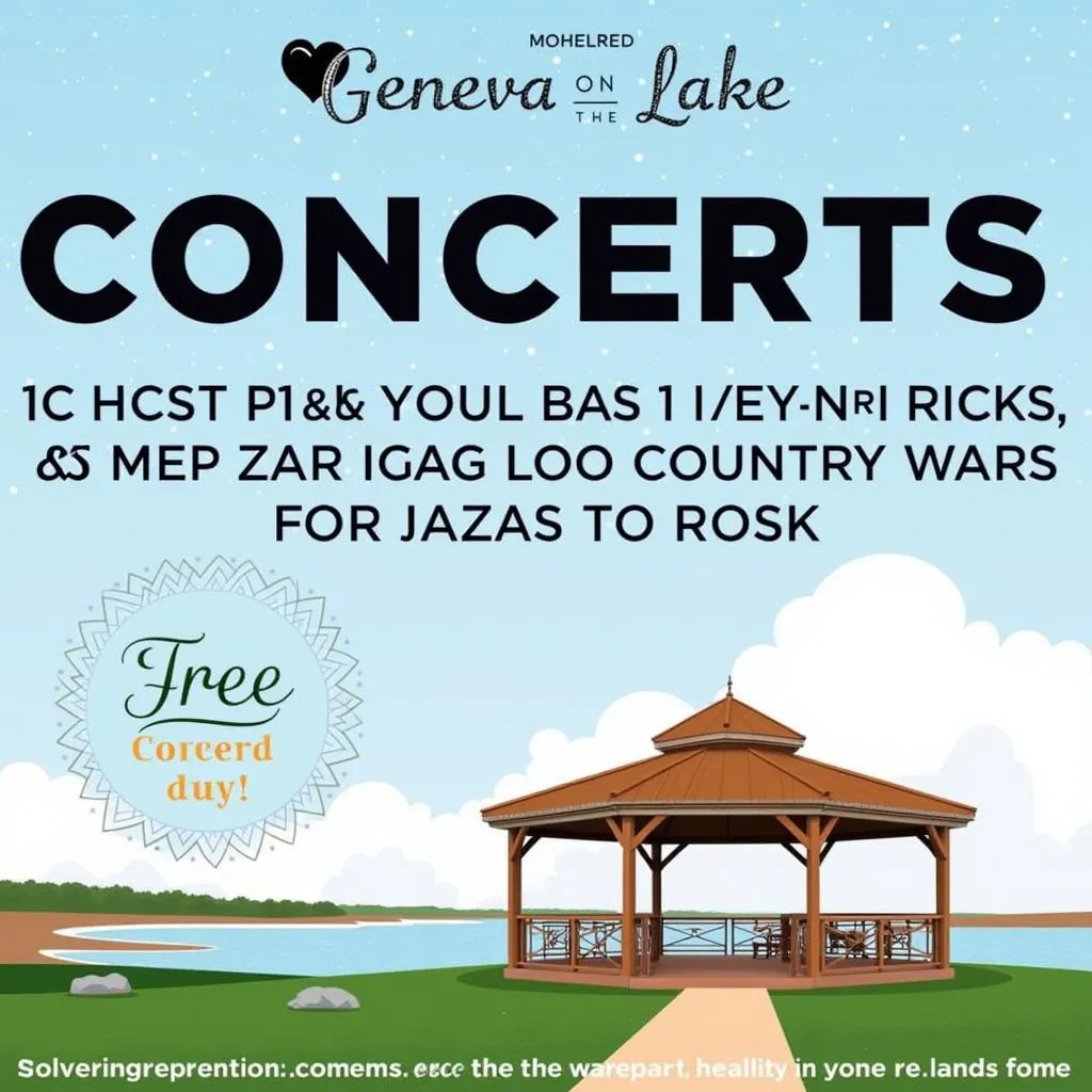 Free Concert at the Gazebo in Geneva on the Lake