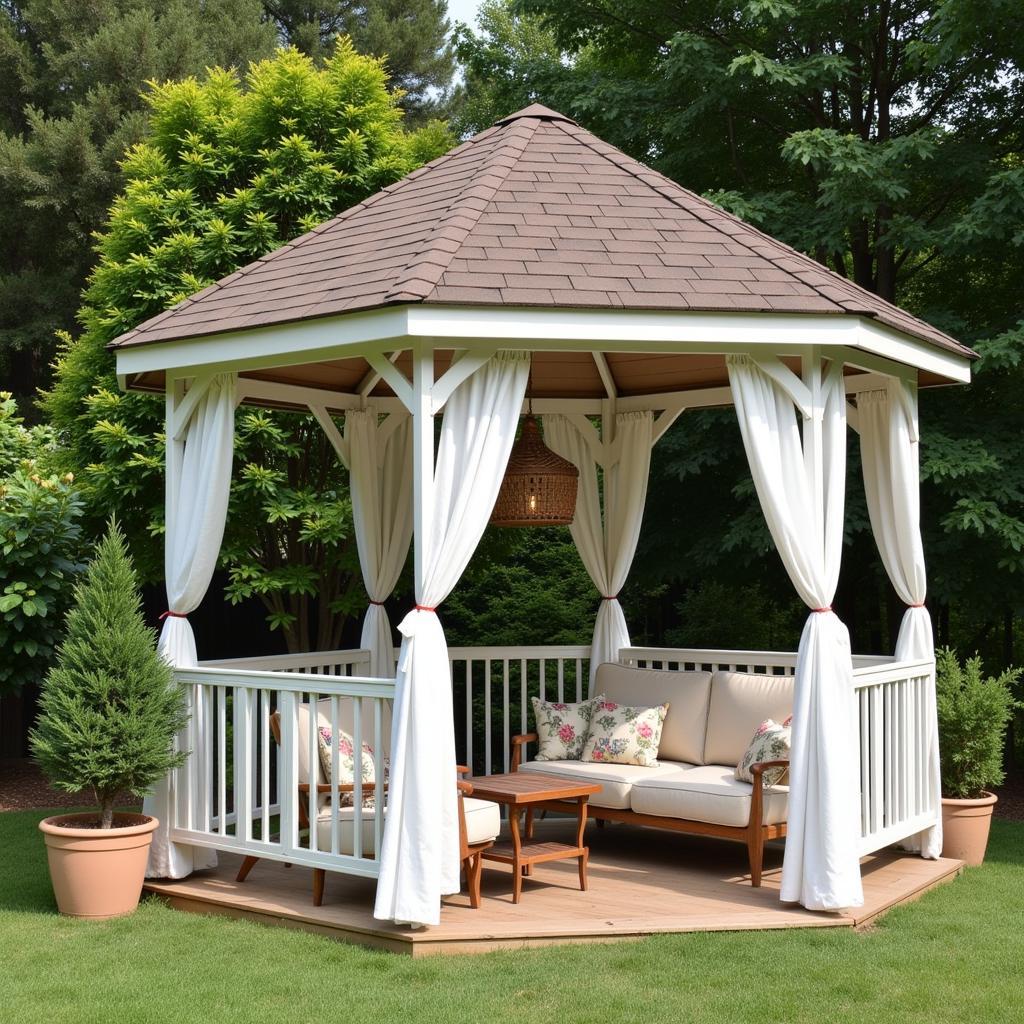 Creating an Inviting Ambiance in Your Free Standing Gazebo