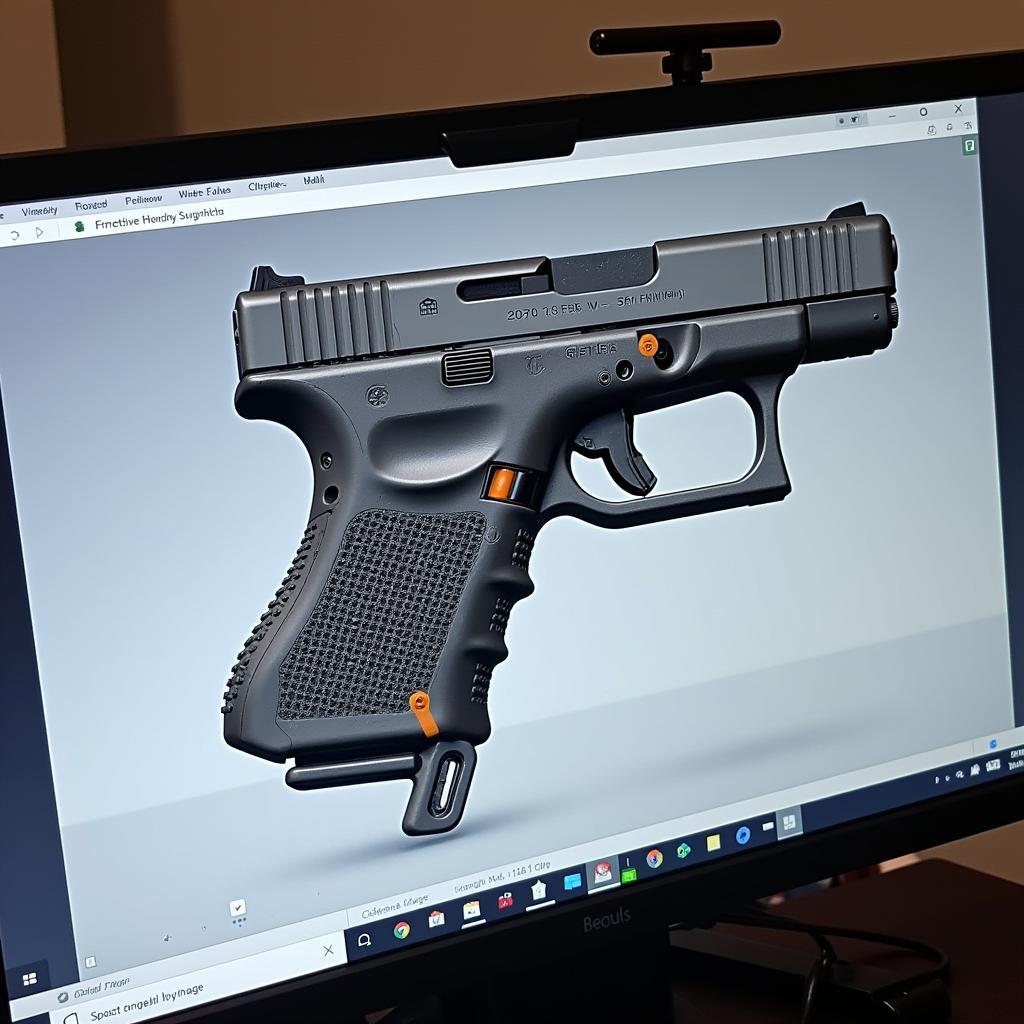 3D Model of a Glock Switch