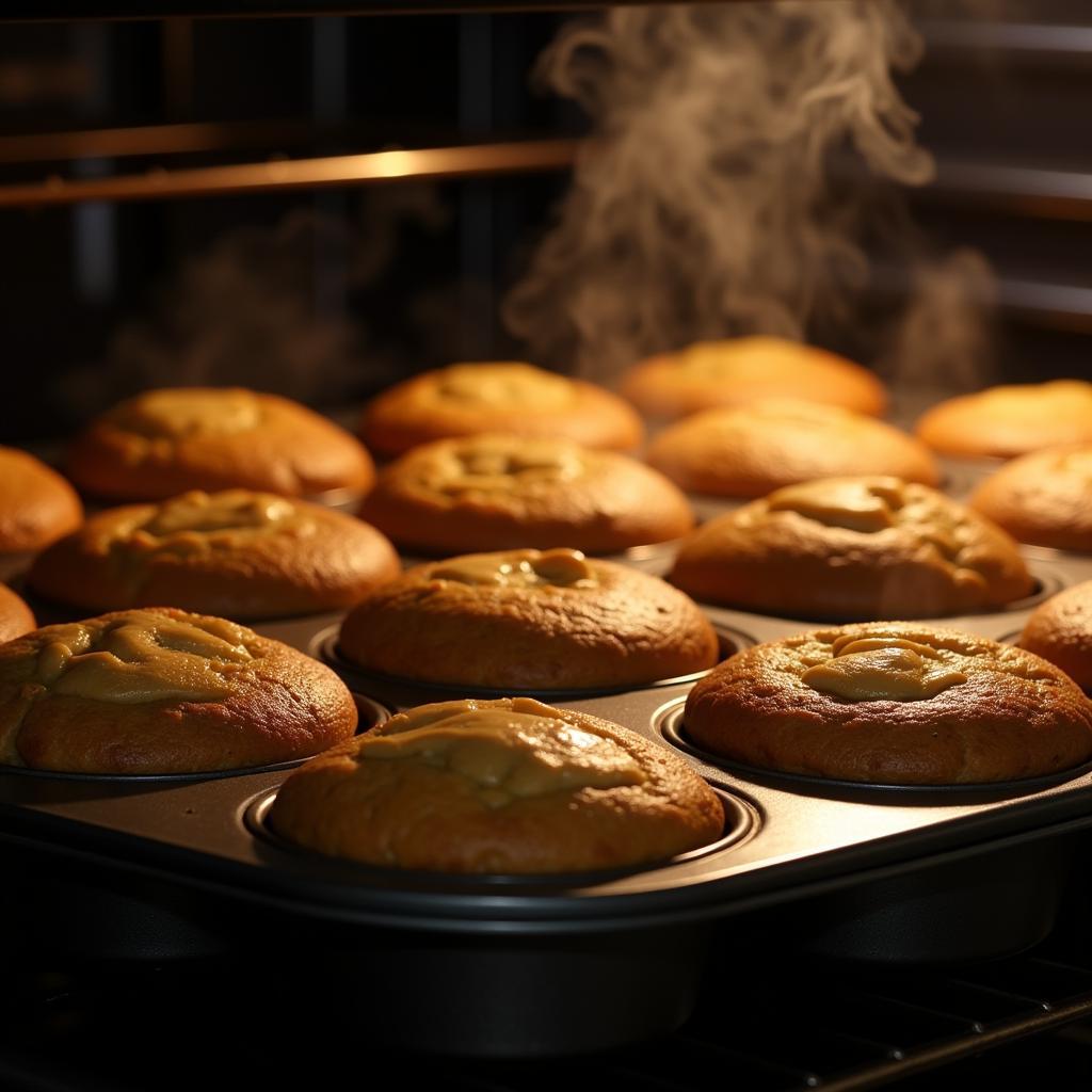 Gluten-Free Apple Cider Muffins Baking