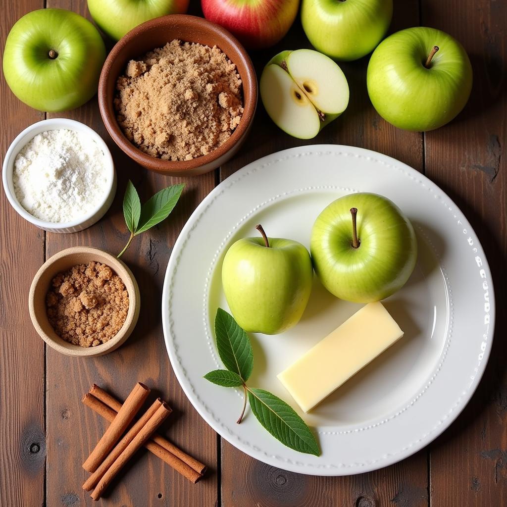 Gluten Free Apple Strudel Ingredients