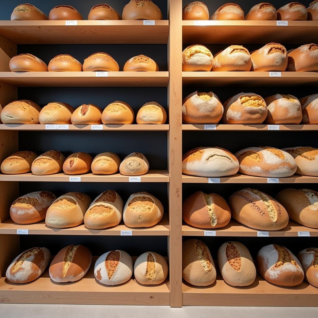 Gluten-Free Bakery Shelves