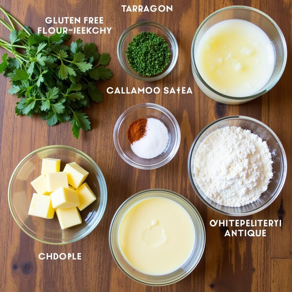 Gluten-Free Bearnaise Sauce Mix Ingredients