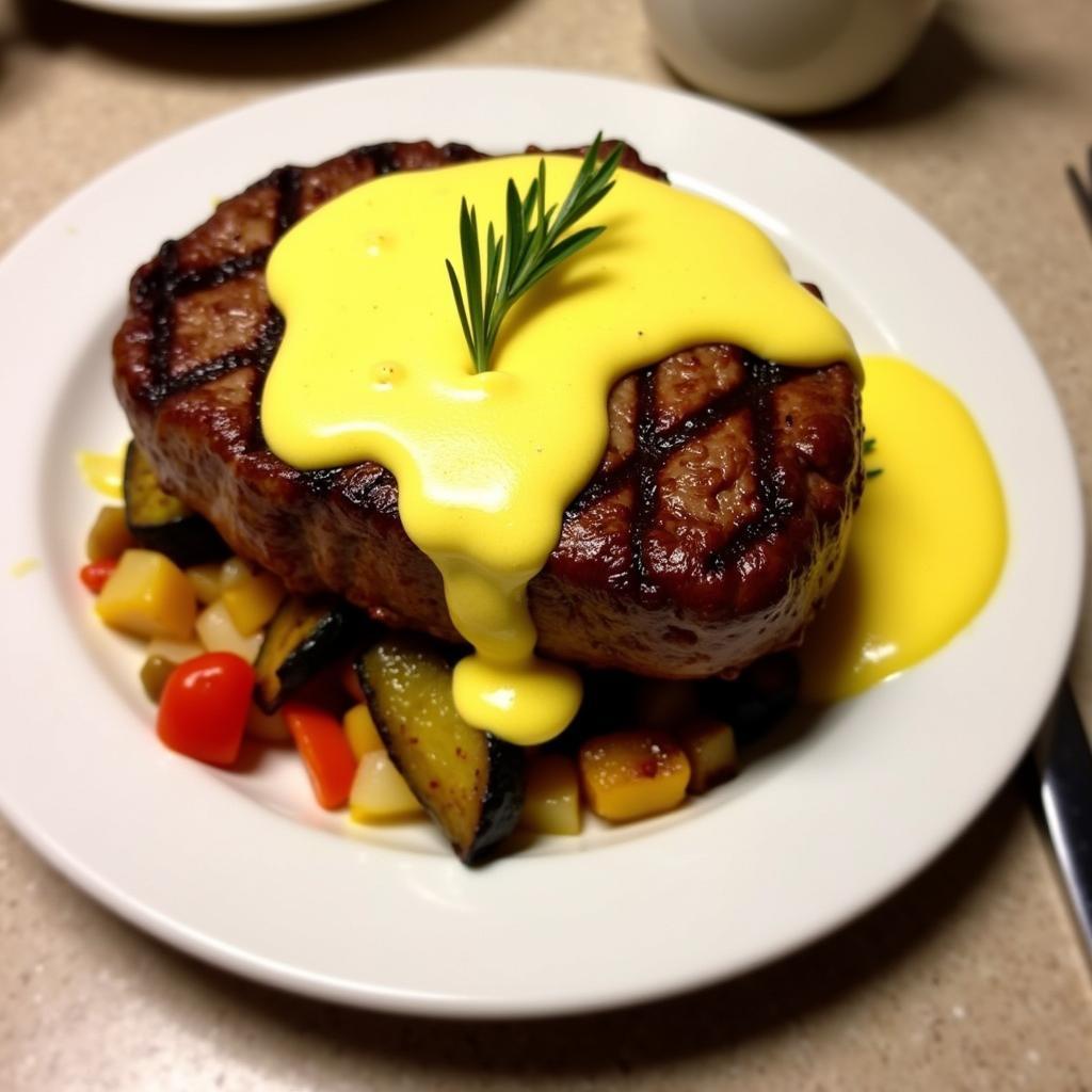 Gluten-Free Bearnaise on Steak