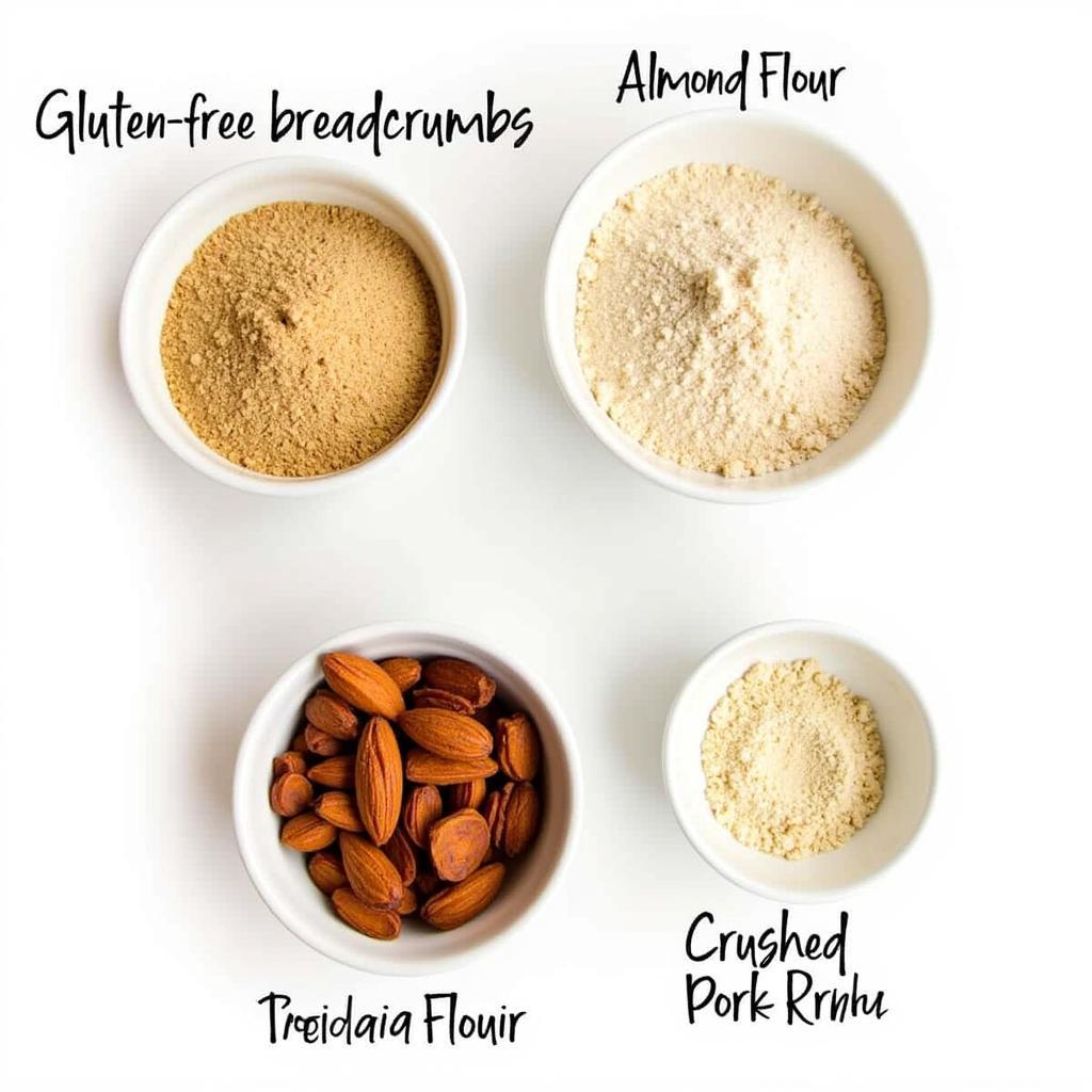 Different types of gluten-free binders