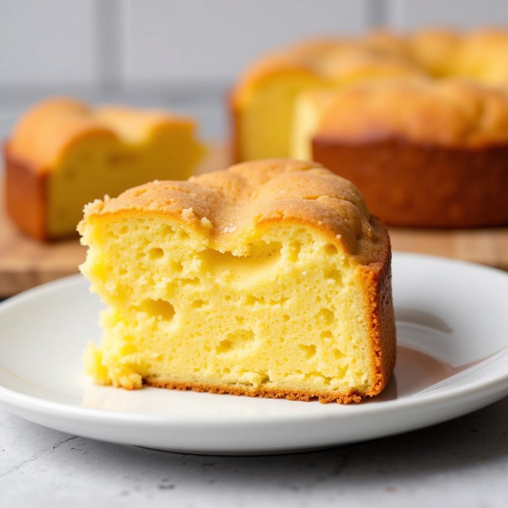 Gluten-Free Butter Cake Finished Product