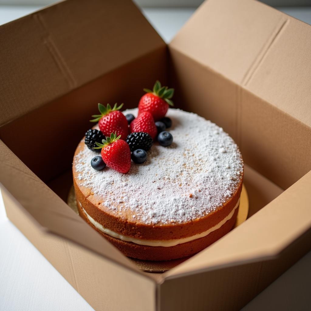 Gluten free cake delivery box