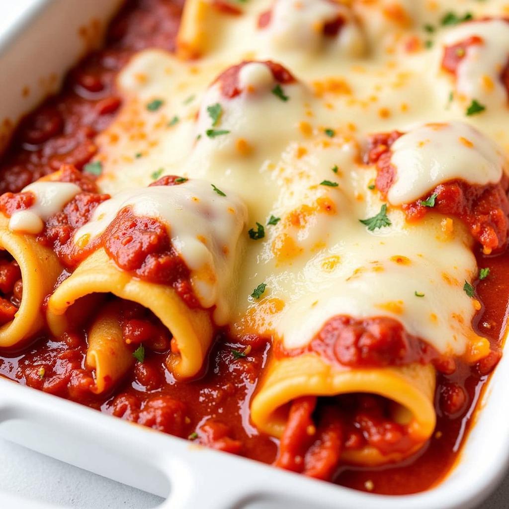 Gluten-Free Cannelloni with Tomato Sauce