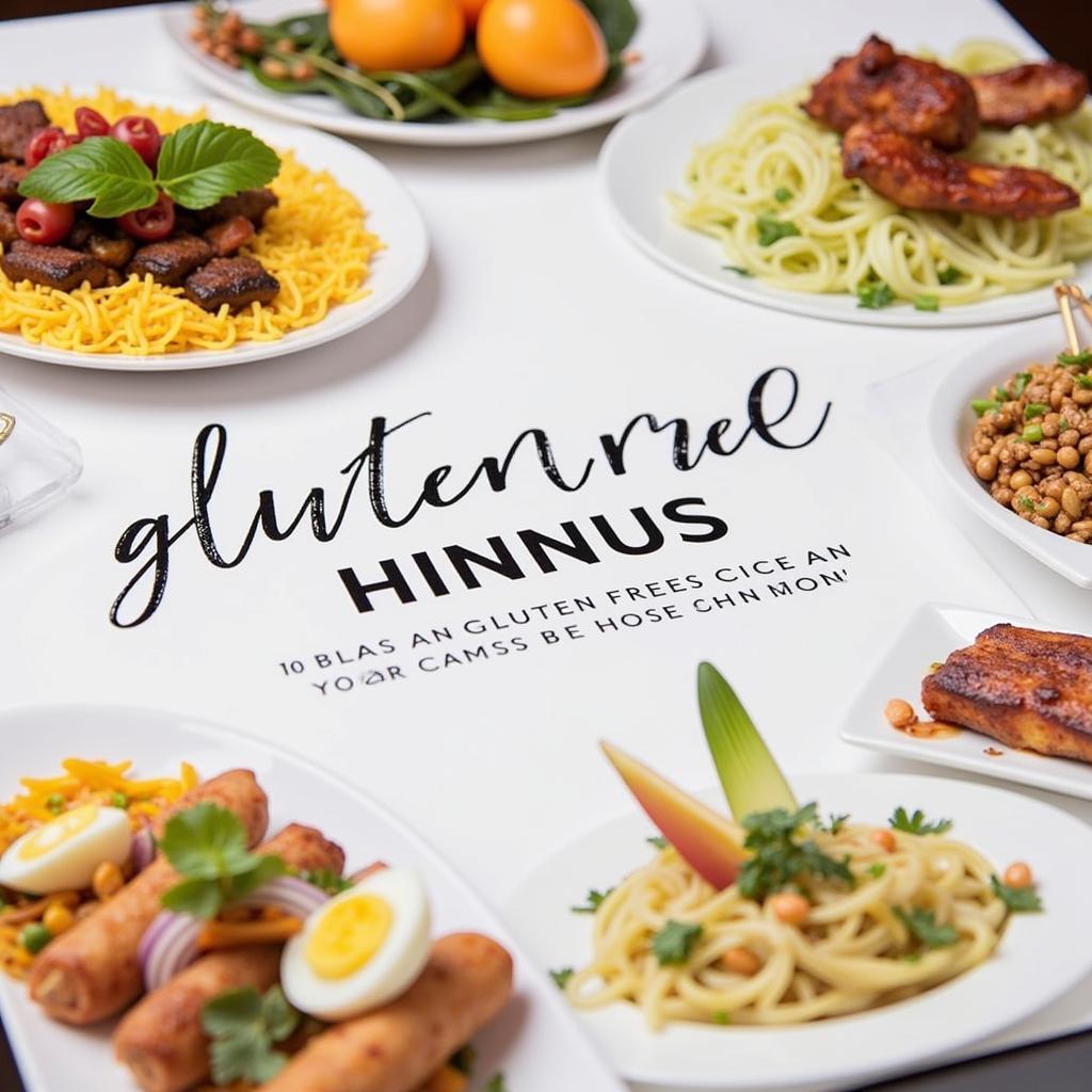 Gluten-free catering menu in Bali