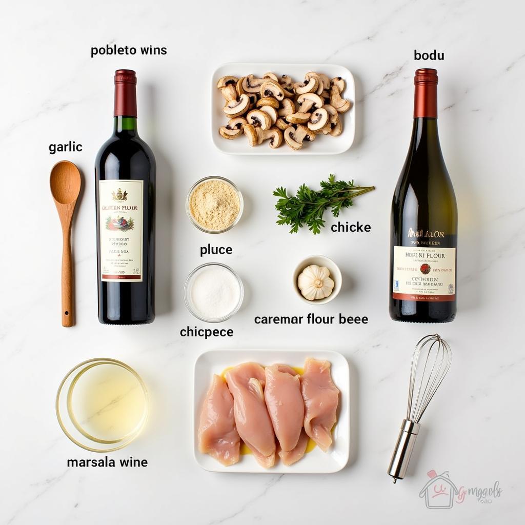 Gluten-Free Chicken Marsala Ingredients