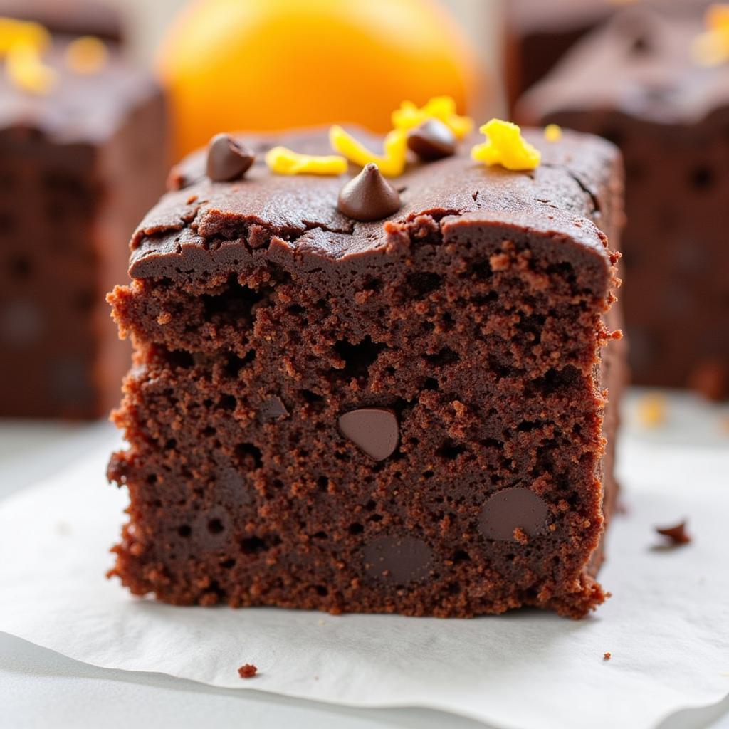 Delicious gluten-free chocolate orange cake