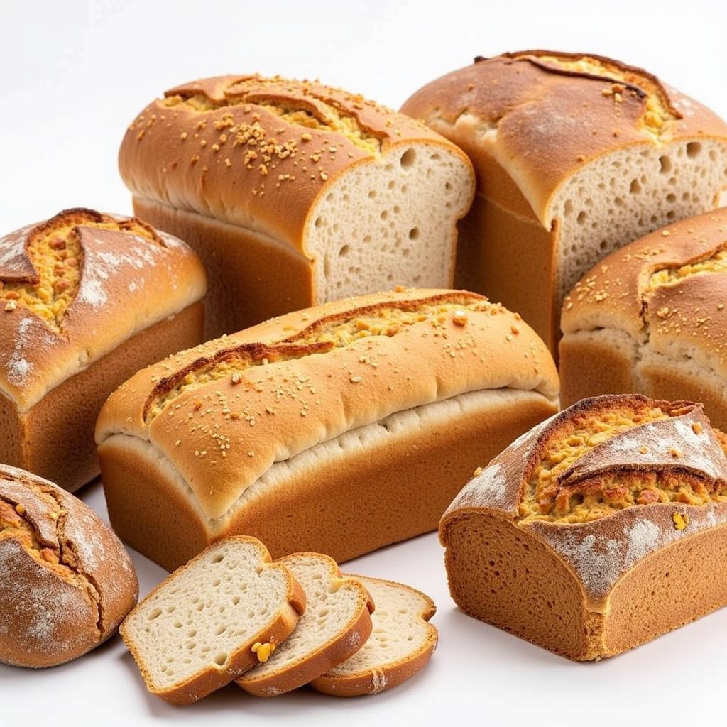 Various gluten-free corn-free bread options