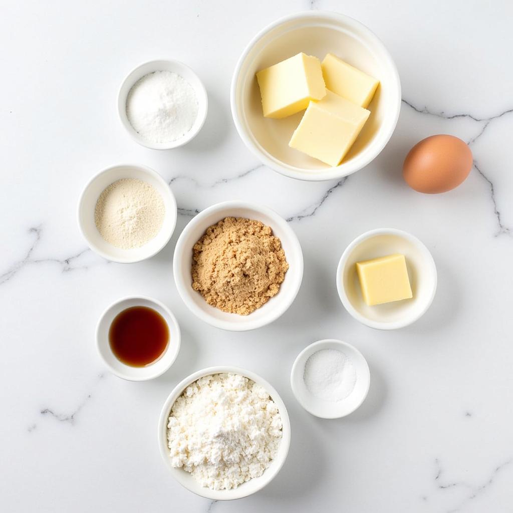 Gluten Free Cream Cheese Cookie Ingredients