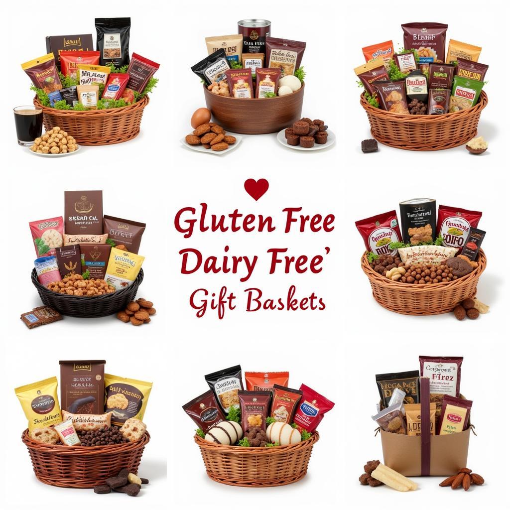 Assortment of Gluten Free Dairy Free Gift Baskets