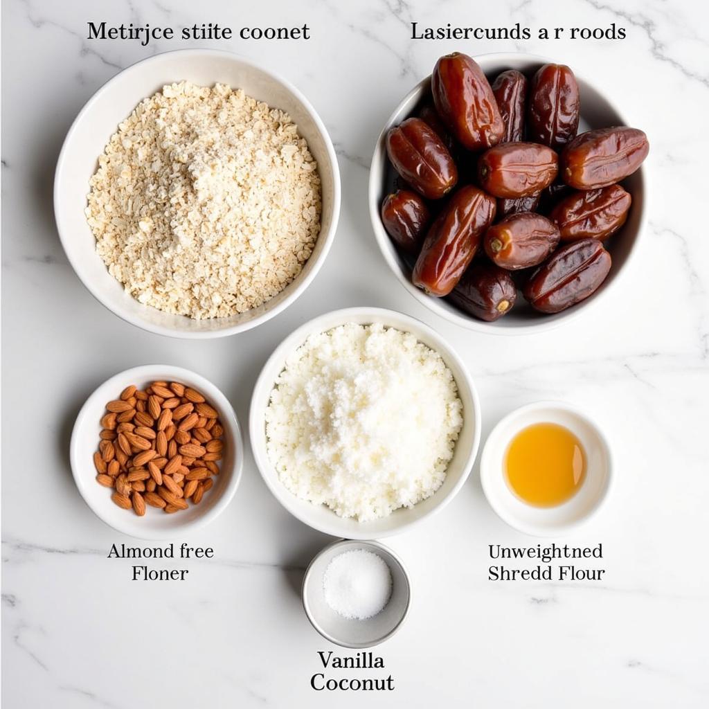  Ingredients for Gluten Free Date Cookies