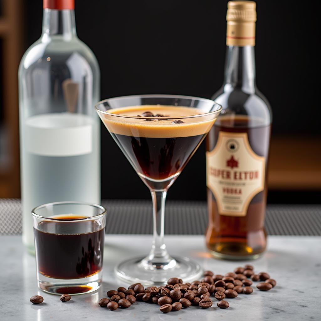 Gluten-free espresso martini ingredients