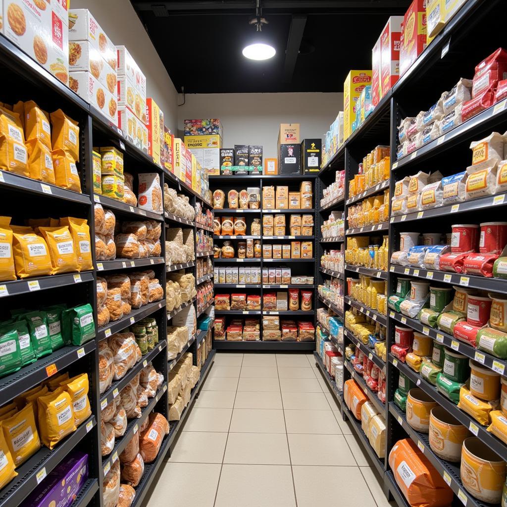 Shopping for gluten-free products in a Hong Kong supermarket.