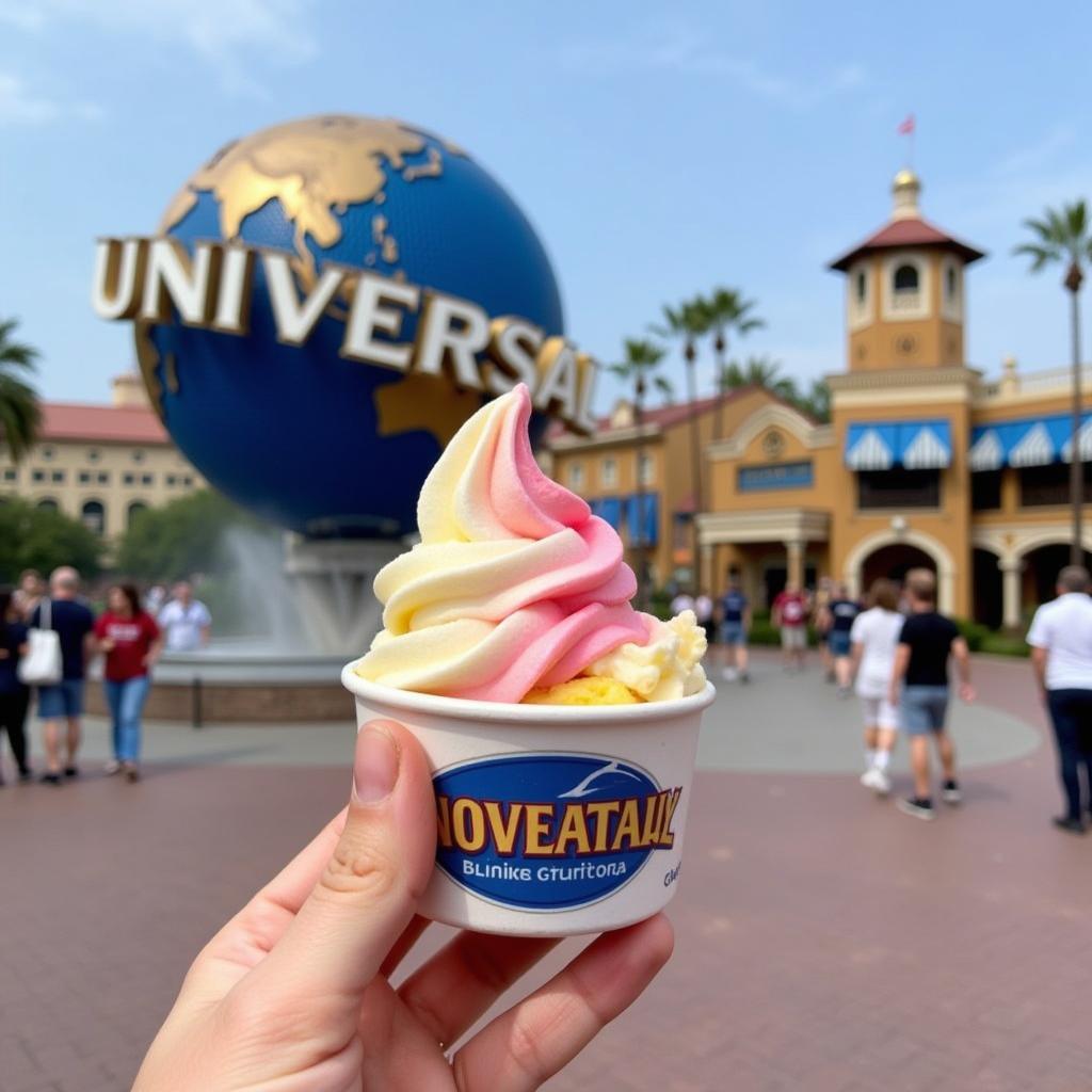 Enjoying Gluten-Free Ice Cream at Universal Studios