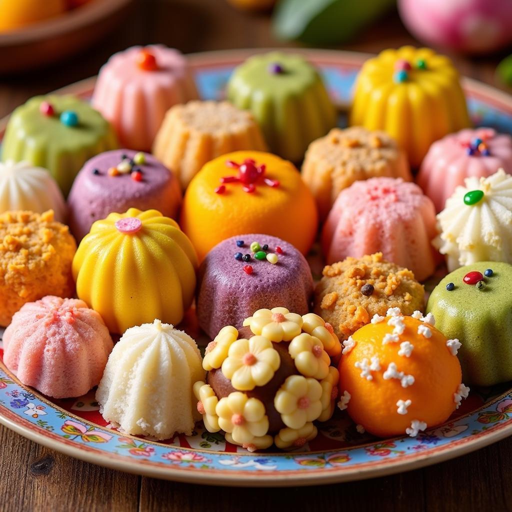 Assortment of Gluten-Free Indian Sweets