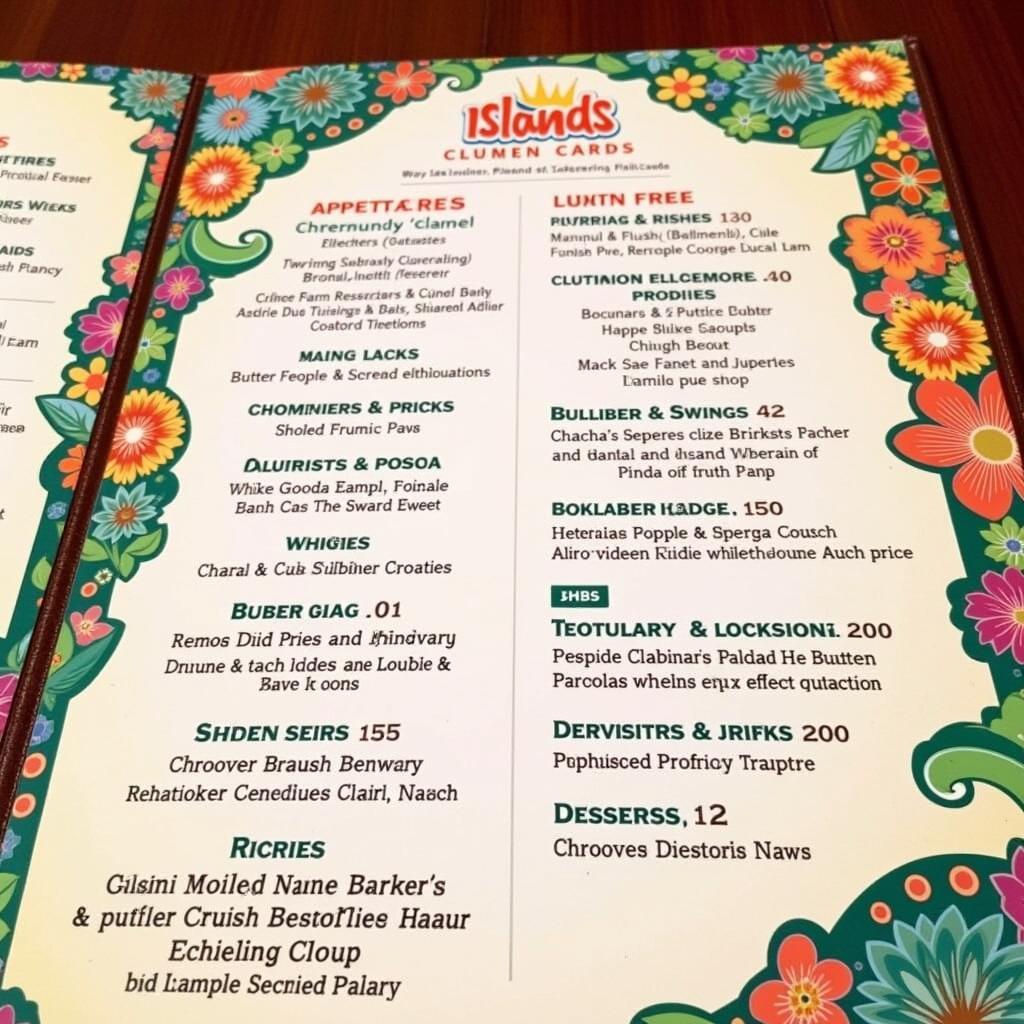 Gluten-Free Menu at Islands of Adventure