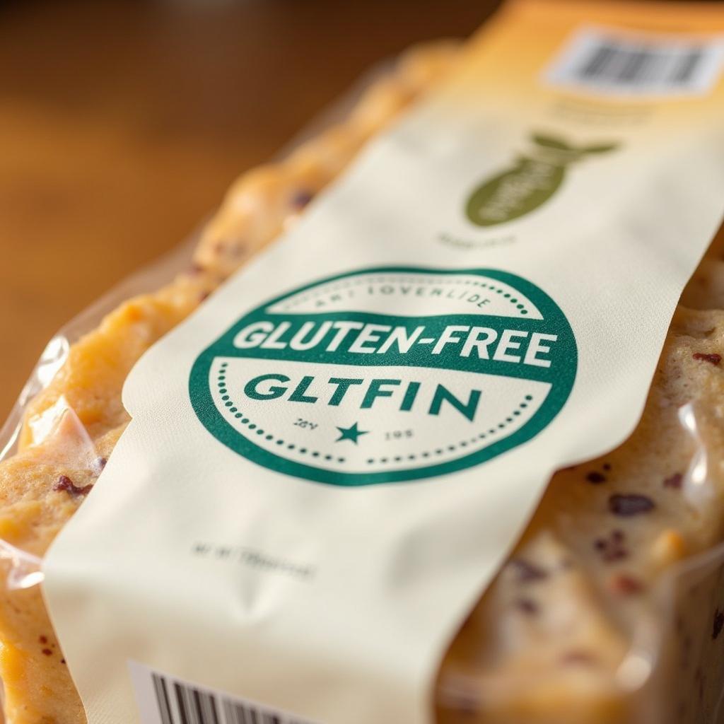 Gluten-Free Label Closeup