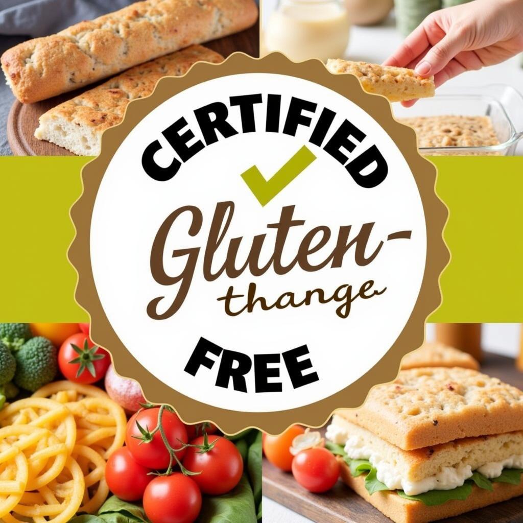 Gluten-free product label