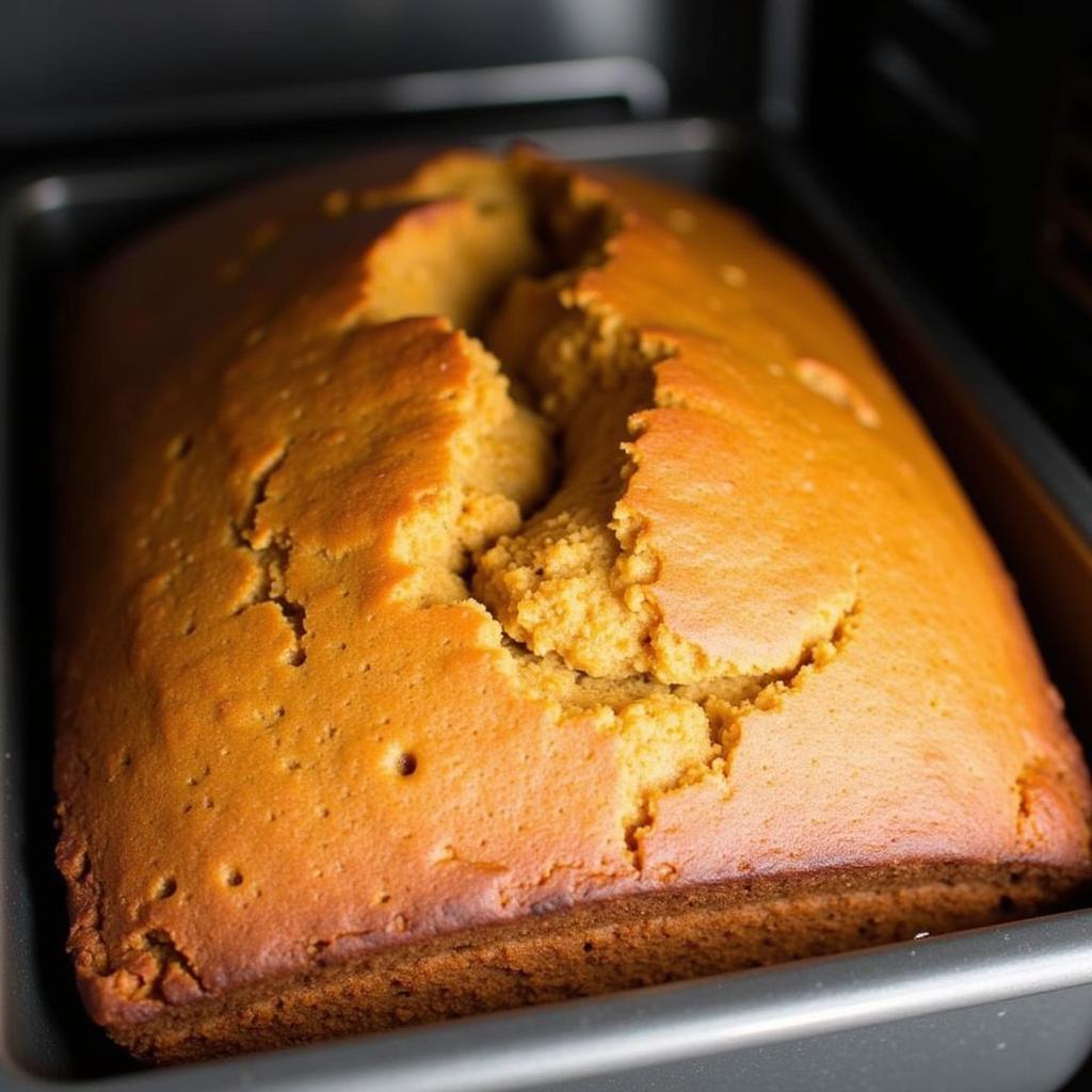 Gluten-free Low Sugar Pumpkin Bread Baking