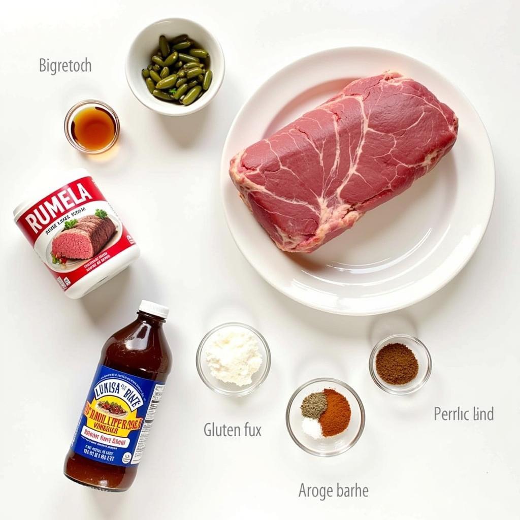 Gluten-free ingredients for Mississippi pot roast