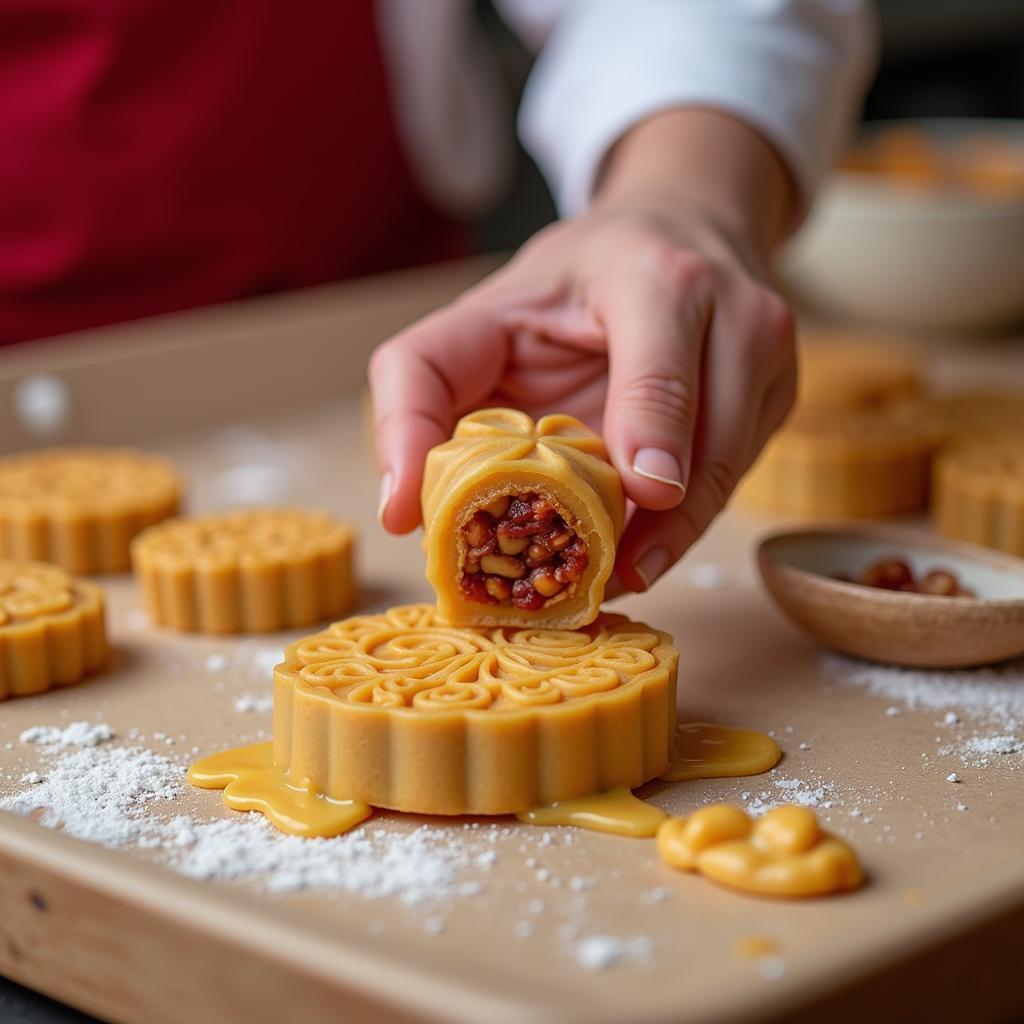 Gluten-Free Mooncake Fillings Preparation