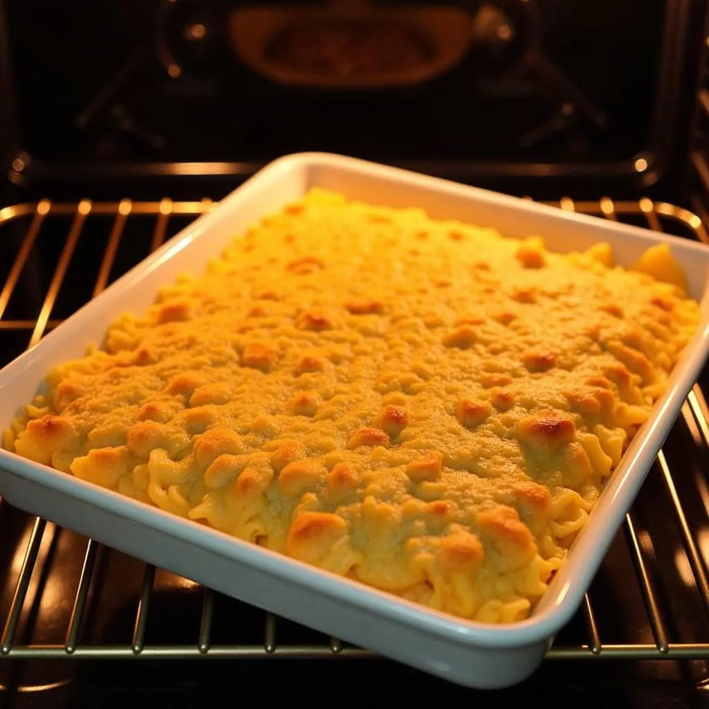 Gluten-Free Noodle Kugel Baking