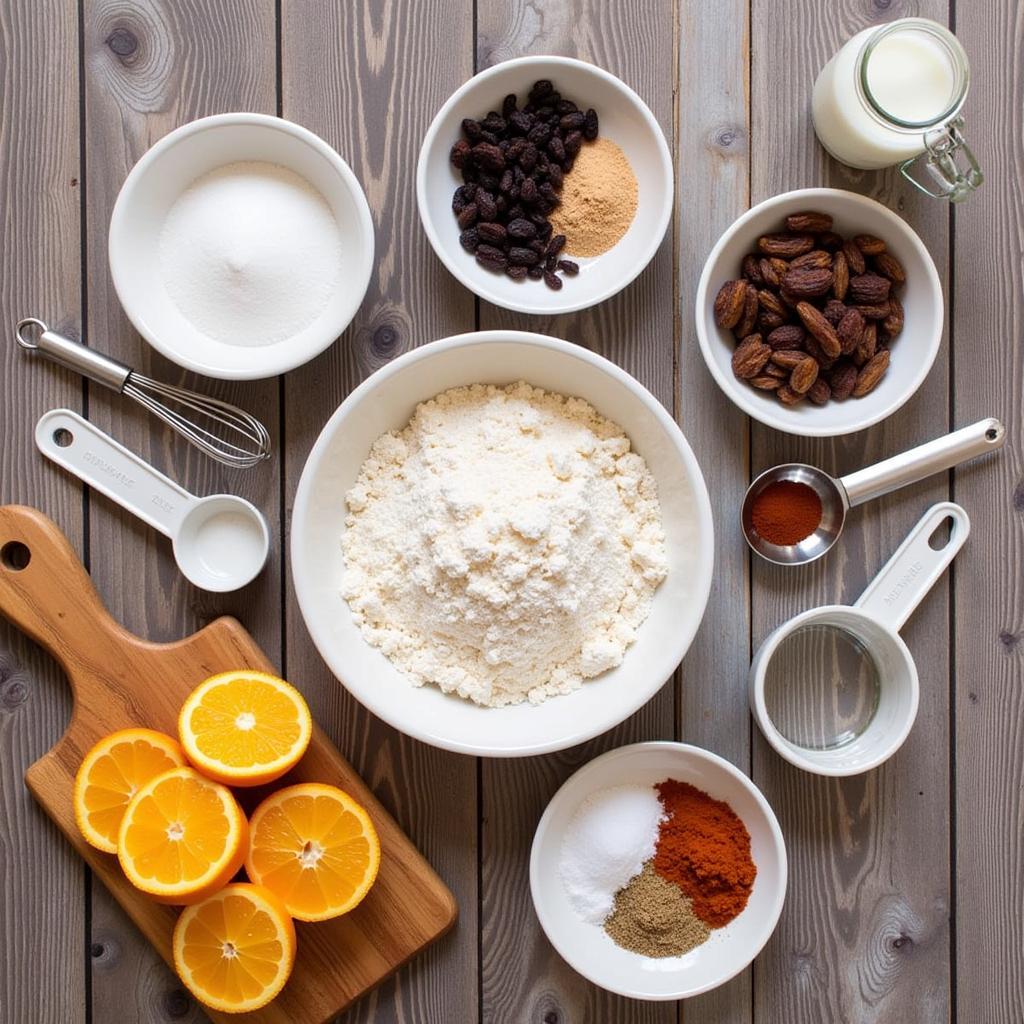 Gluten-free oliebollen ingredients