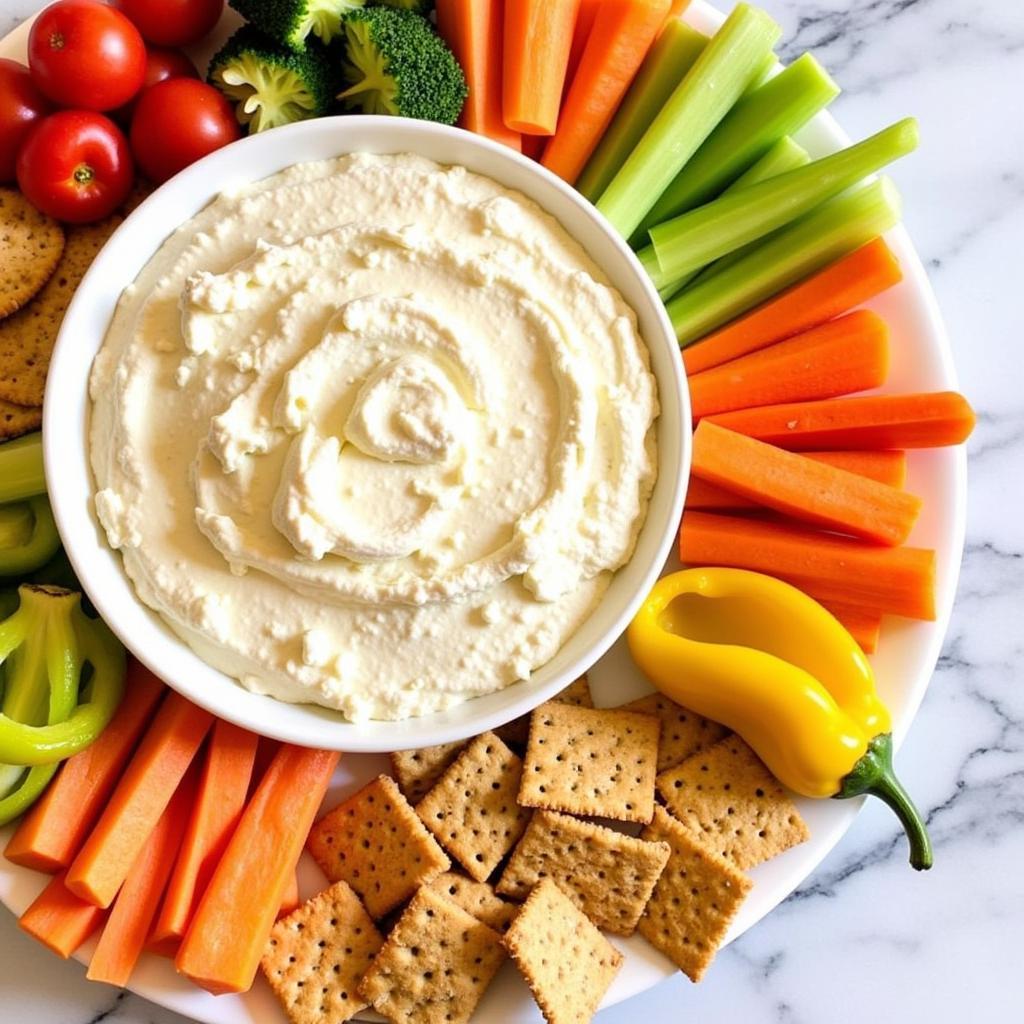 Serving ideas for gluten-free onion dip 