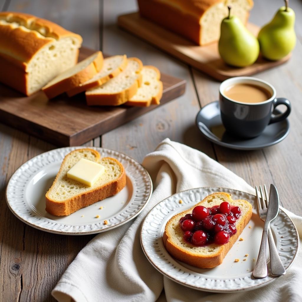 Serving Gluten-Free Pear Bread