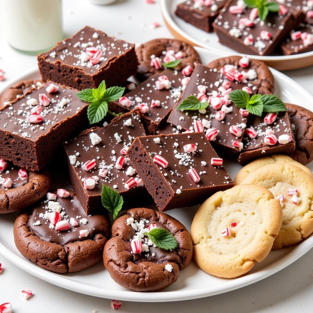 Gluten-Free Peppermint Dessert Platter