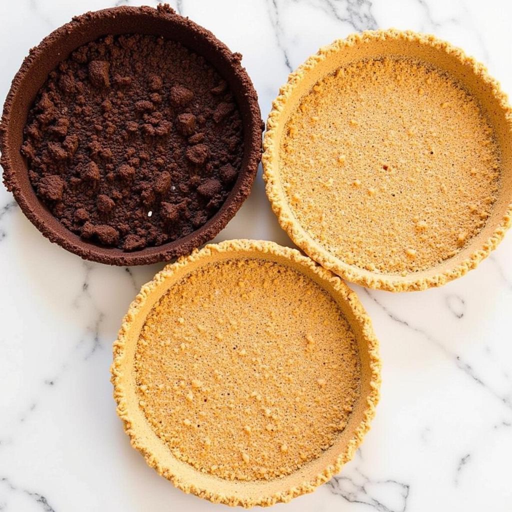 Assortment of gluten-free pie crusts