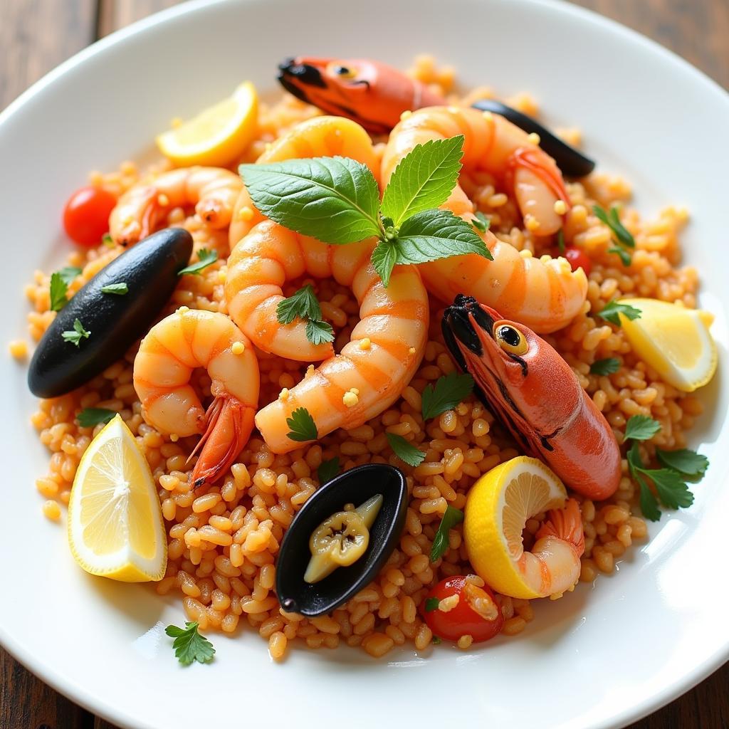 Gluten-Free Portuguese Seafood Rice