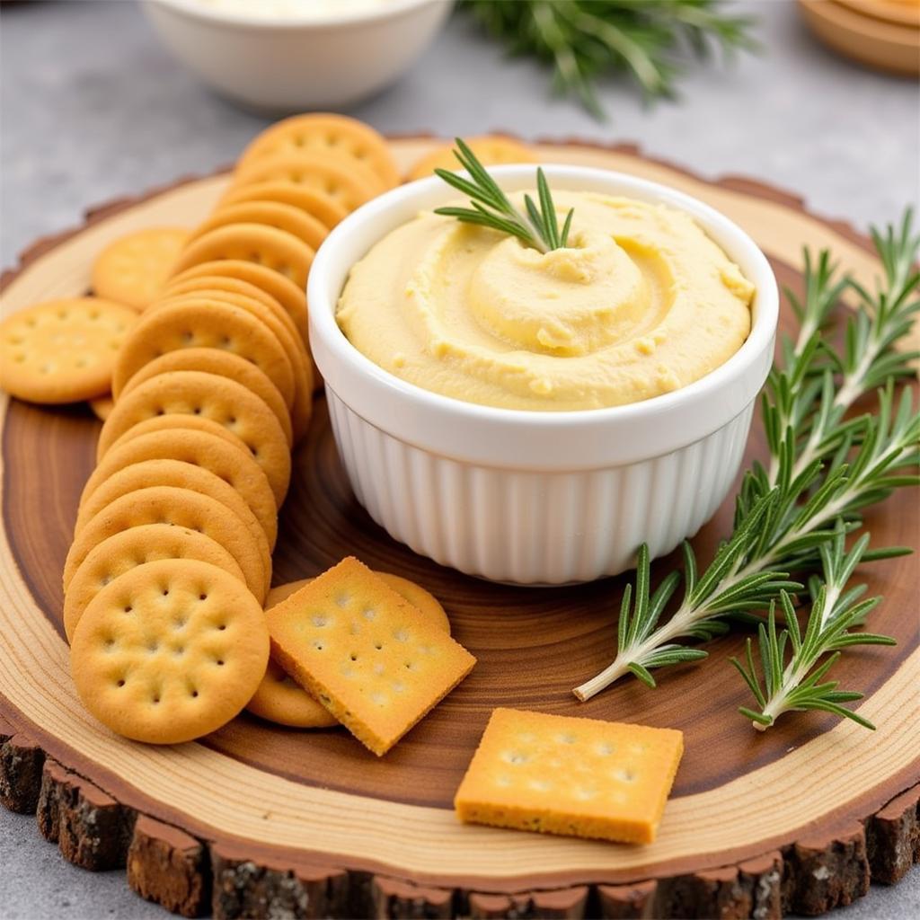 gluten-free ritz crackers with dip