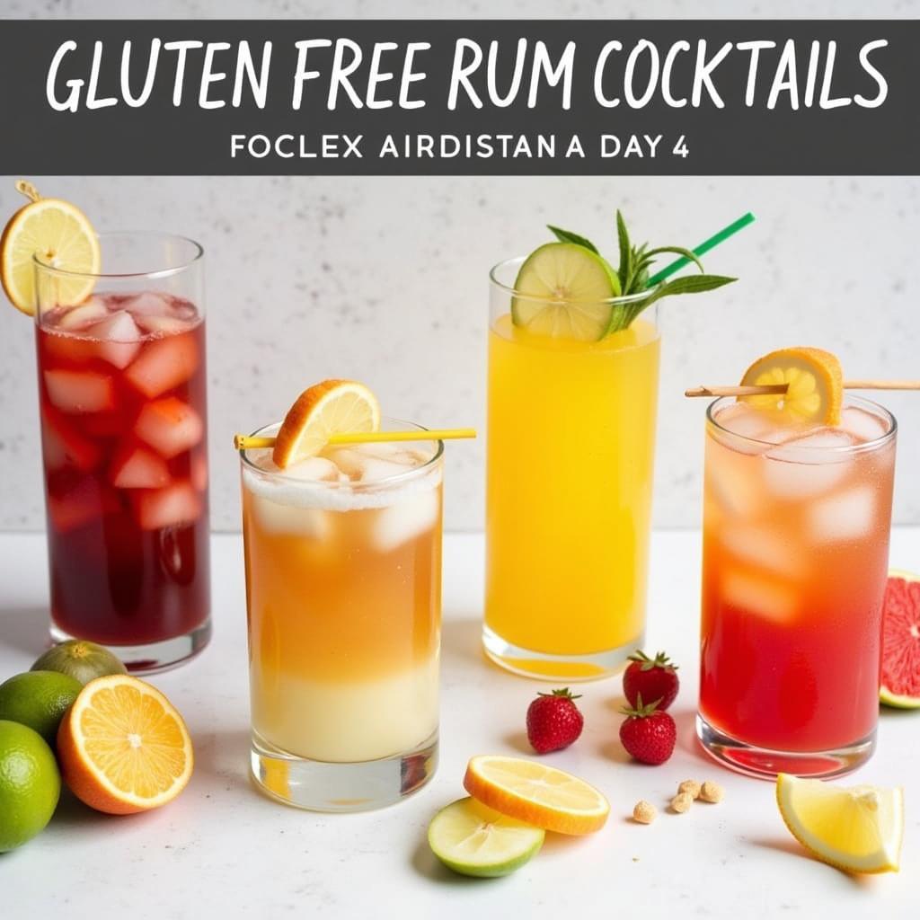 Delicious Gluten-Free Rum Cocktails