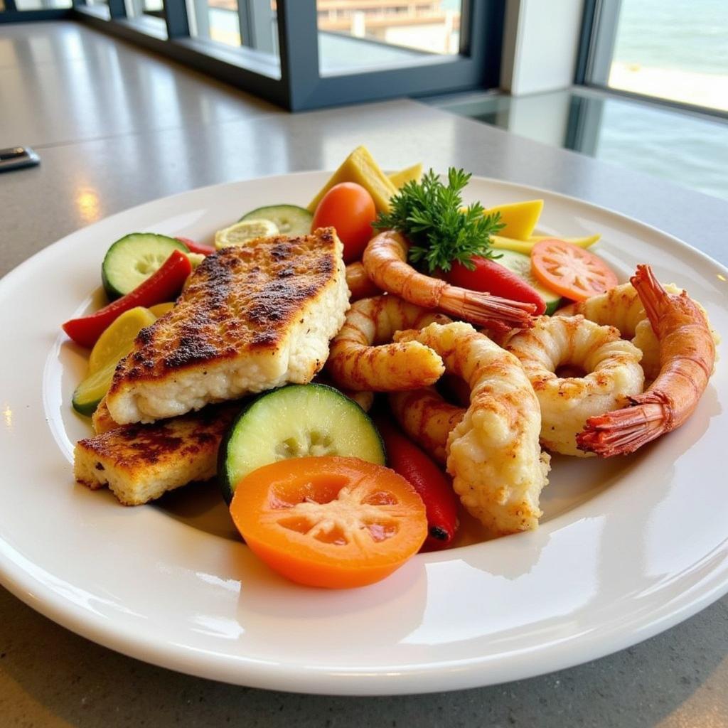 Gluten-Free Seafood Platter on 30A