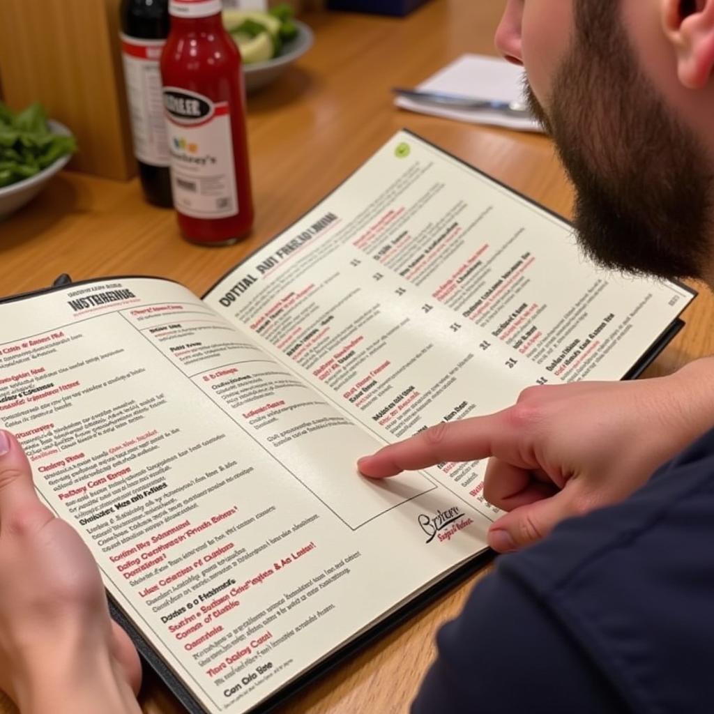 Sizzler Menu Highlighting Gluten-Free Choices