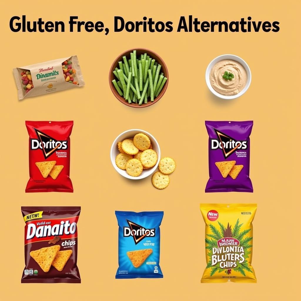 Gluten-free snack alternatives to Doritos Dinamita