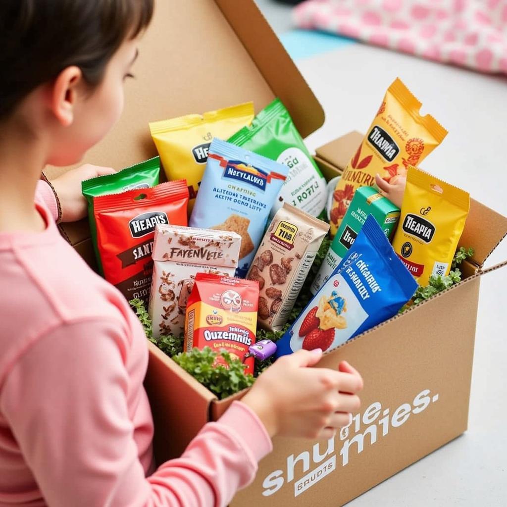 Discovering new gluten-free snacks through a monthly subscription box