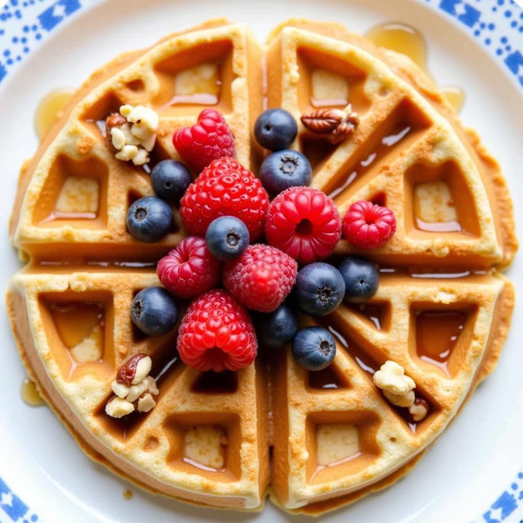 Gluten-Free Waffle with Toppings