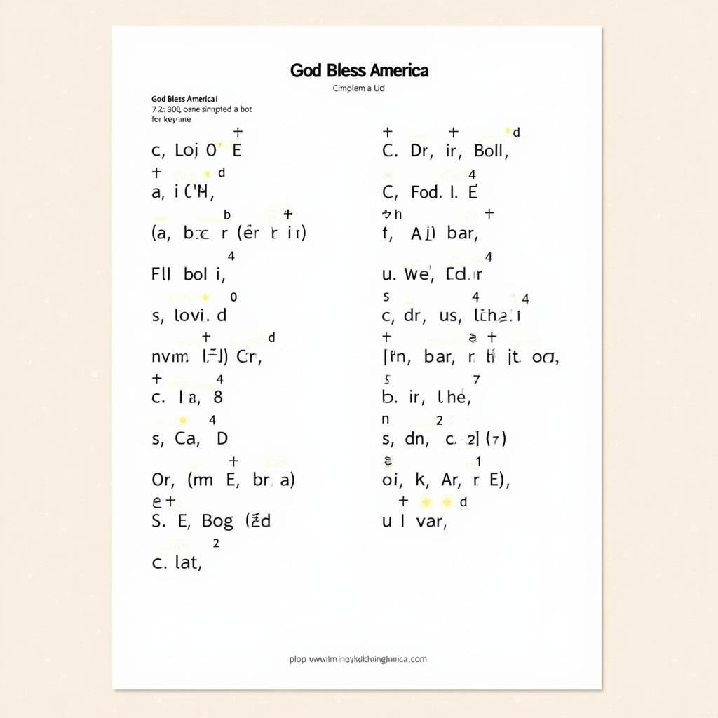 God Bless America Sheet Music for Beginners