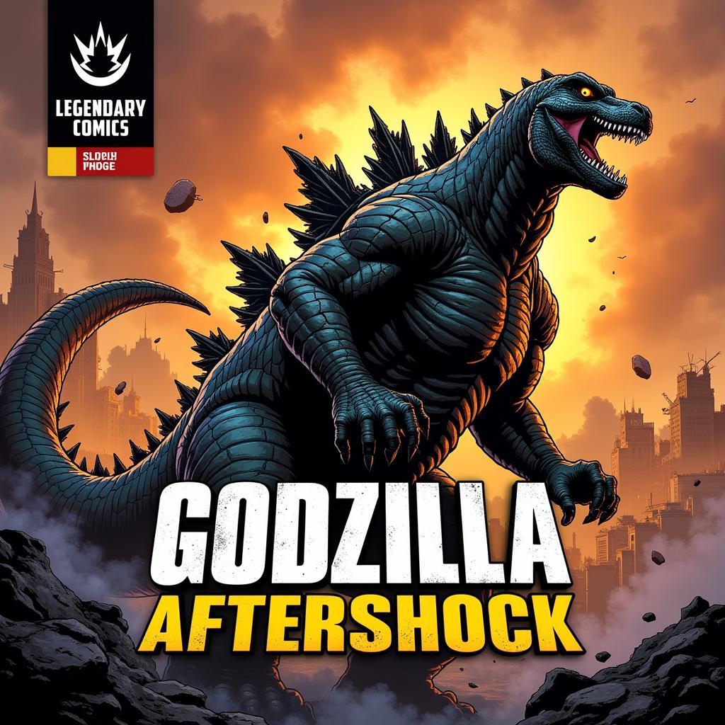 Godzilla Aftershock Comic Book Cover