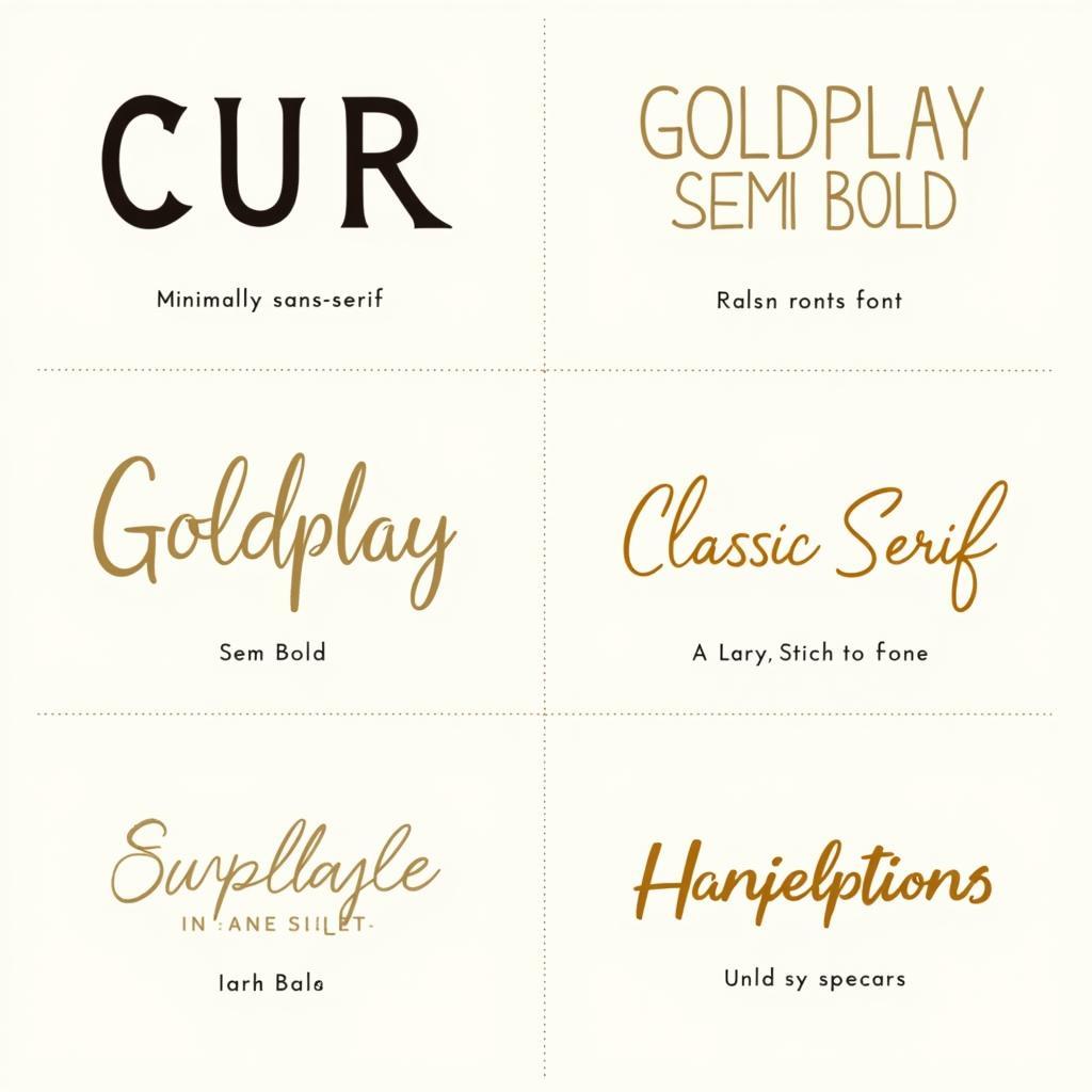 Goldplay Semi Bold Font Pairing