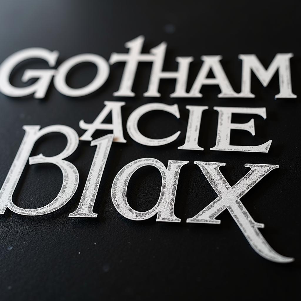 Gotham Black Font Example